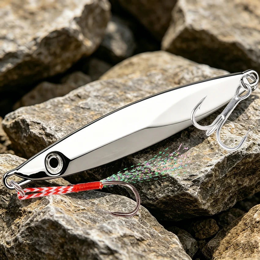 Leurre Jig Métallique Mer – 10 g à 40 g – Casting & Jigging pour Carnassiers