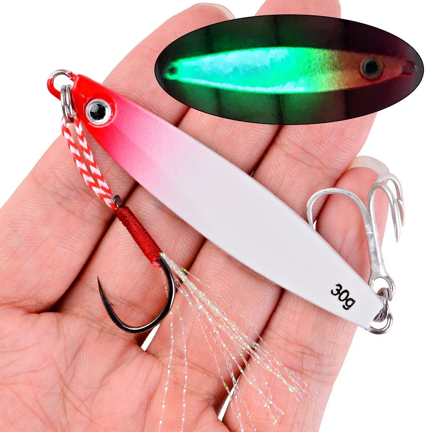Metal Jig Fishing Lure 7g–40g – Leurres de pêche métal pour mer