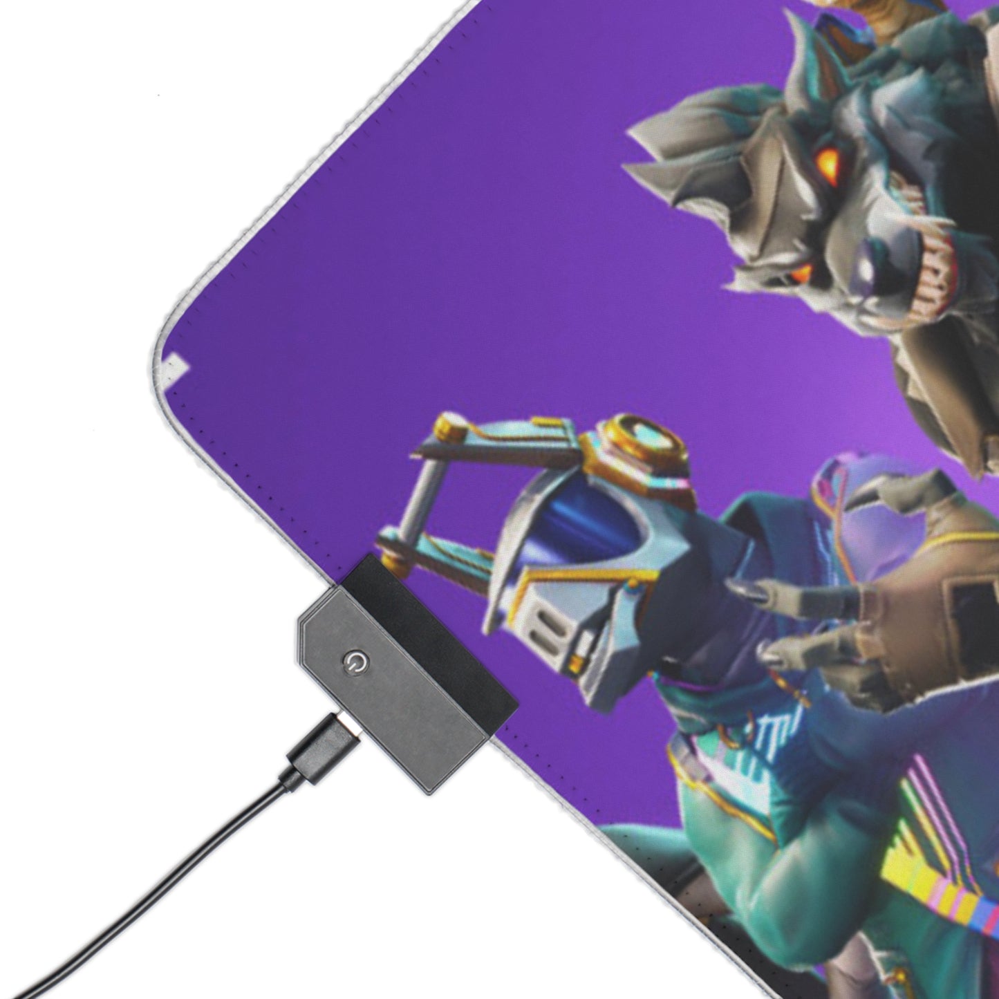 Tapis Fortnite LED XXL – Mouse Pad Gamer RGB Antidérapant Grand Format