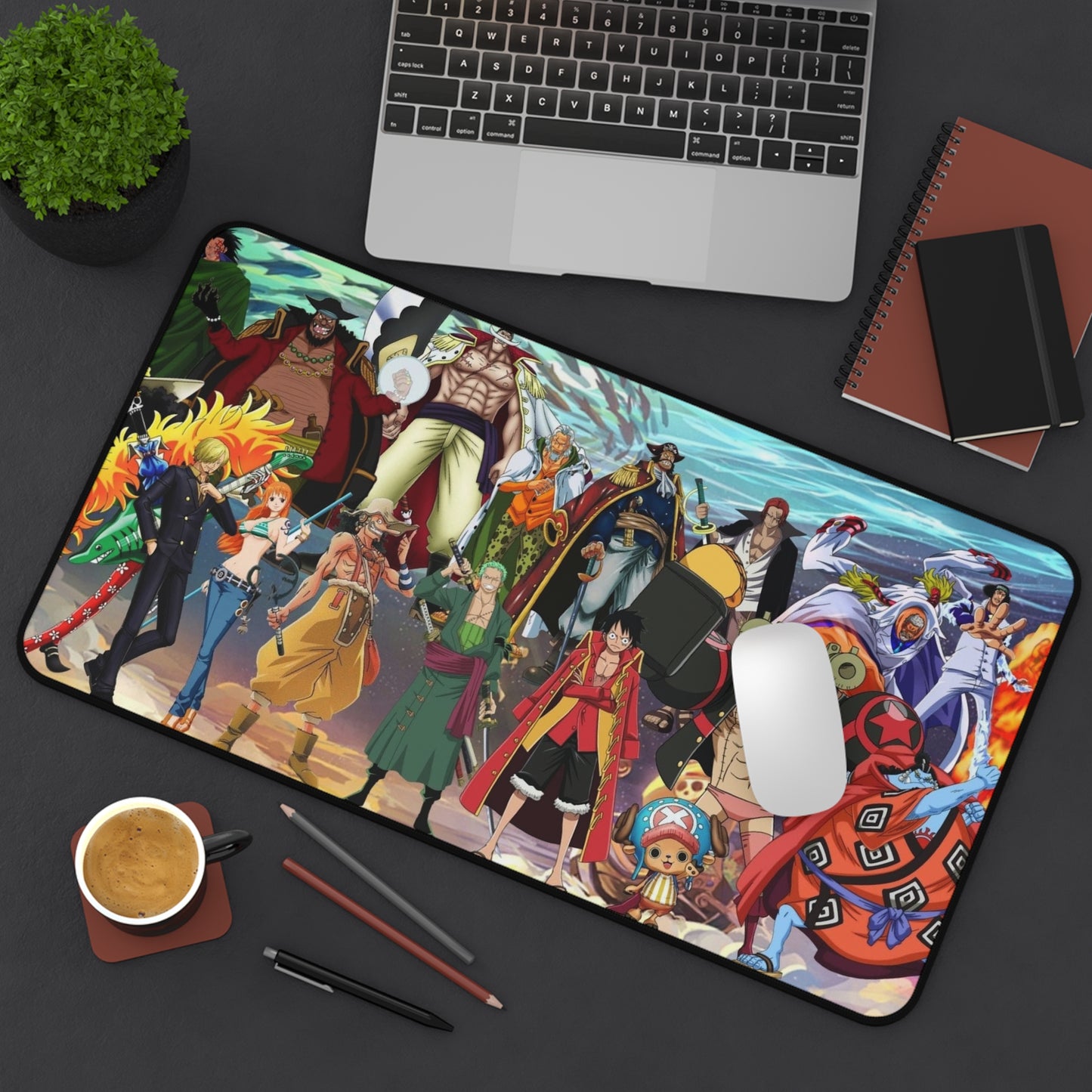 Tapis de Souris XXL One Piece – Équipage Mugiwara Design Premium Antidérapant