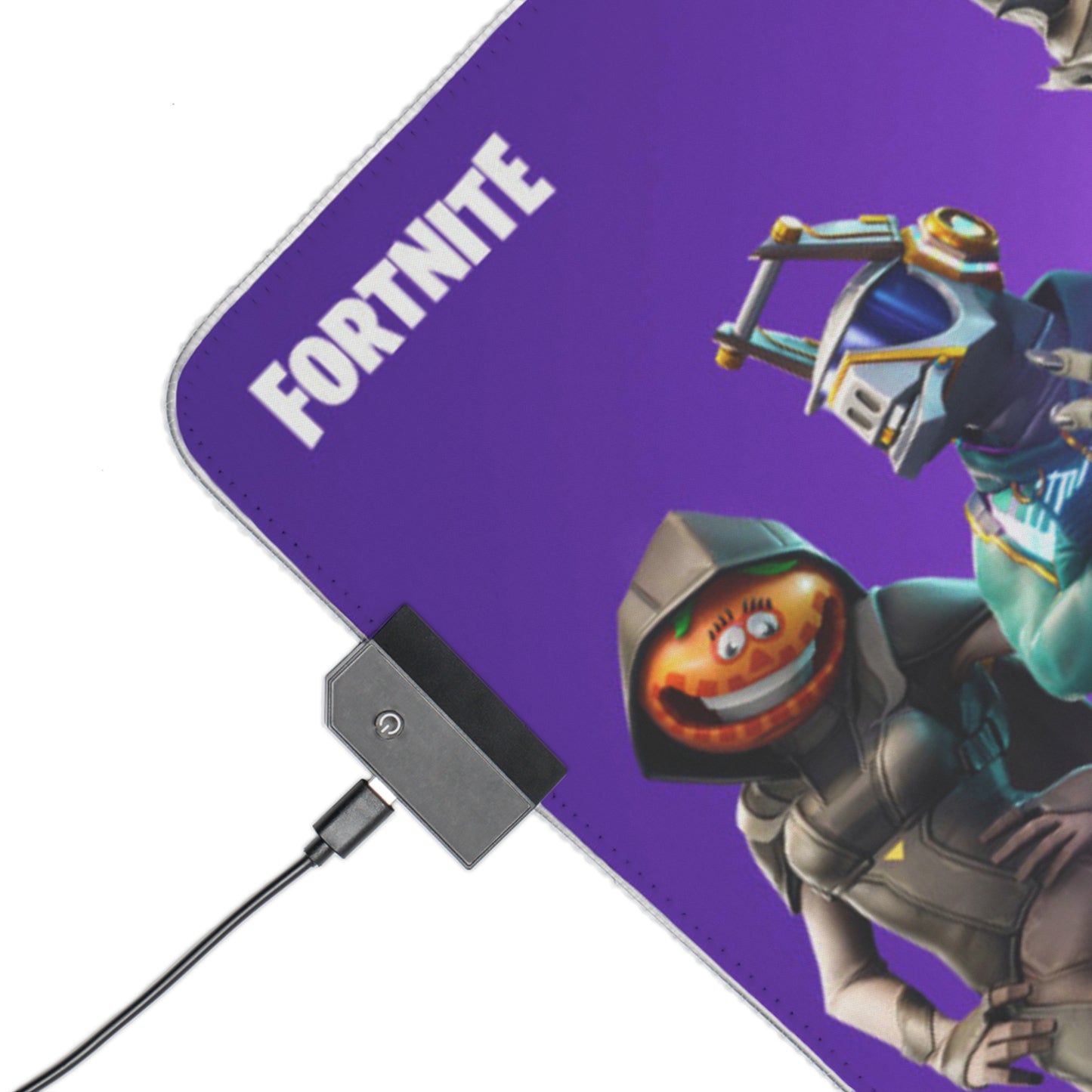 Tapis Fortnite LED XXL – Mouse Pad Gamer RGB Antidérapant Grand Format