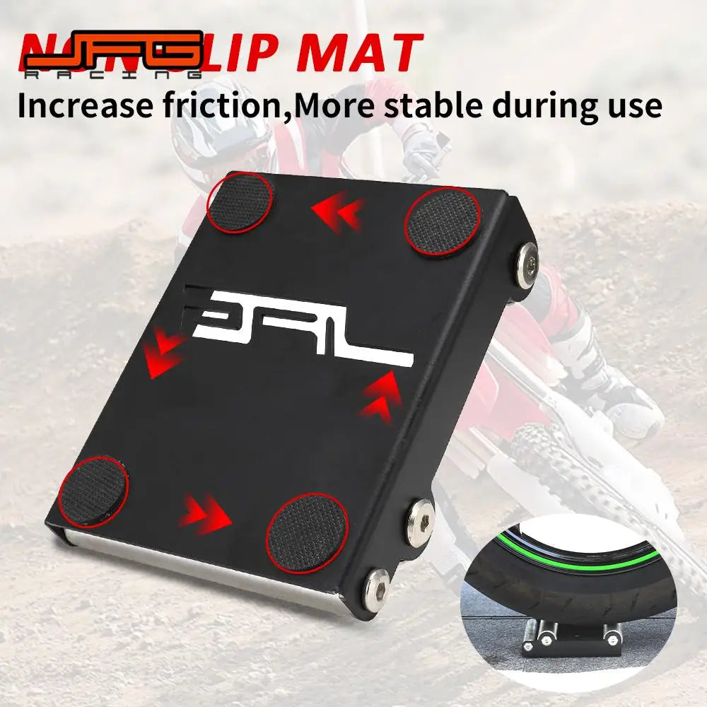 Support de nettoyage de pneus de moto, support de lavage portable à chaîne