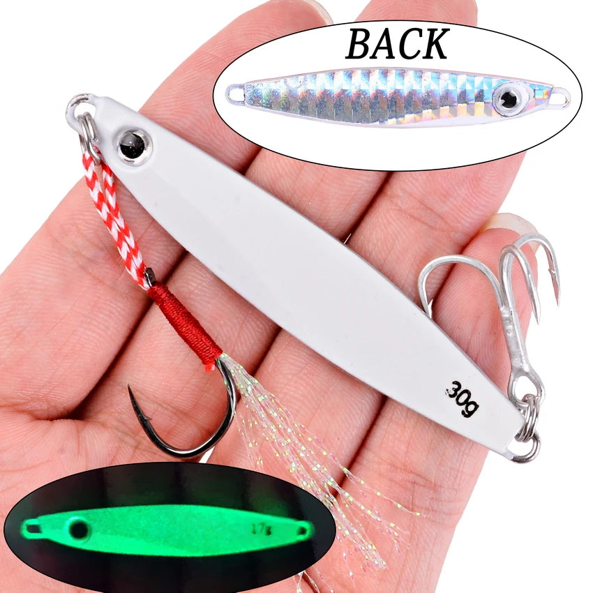 Metal Jig Fishing Lure 7g–40g – Leurres de pêche métal pour mer