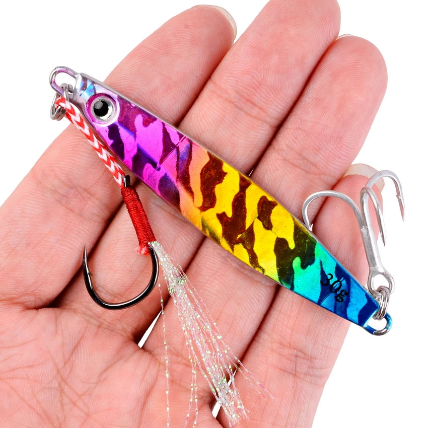 Metal Jig Fishing Lure 7g–40g – Leurres de pêche métal pour mer