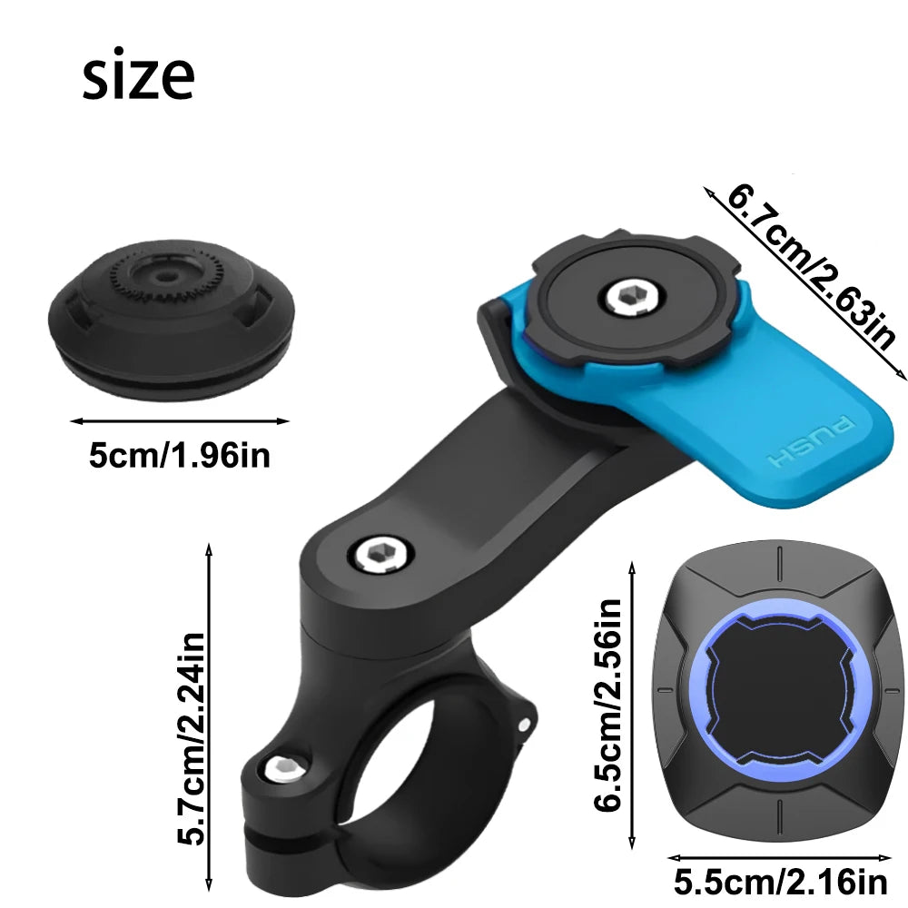 Support Téléphone Moto Anti‑Vibration – Fixation Universelle 4.7"-7.2" Ultra Stable