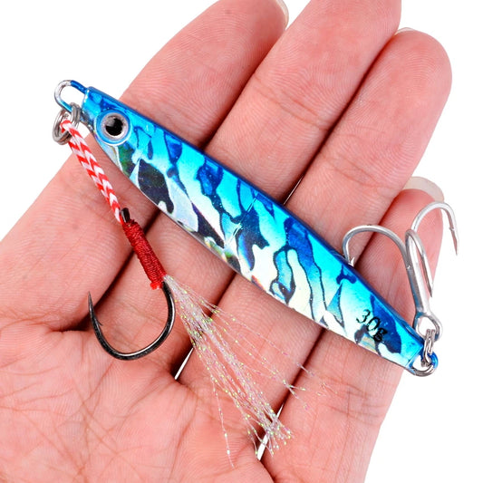 Metal Jig Fishing Lure 7g–40g – Leurres de pêche métal pour mer