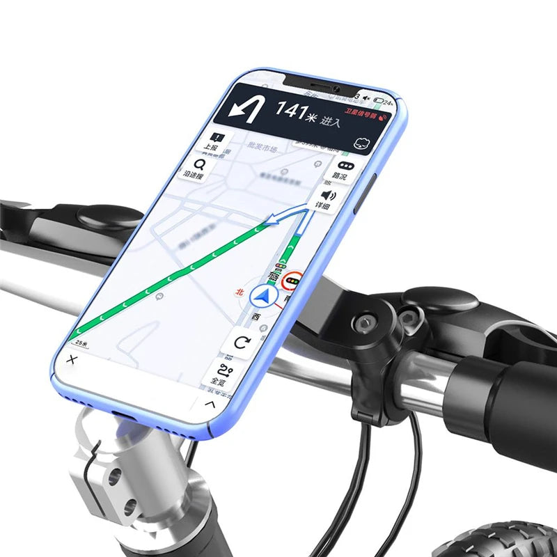Support Téléphone Moto – Fixation Guidon (Rotation 360°)