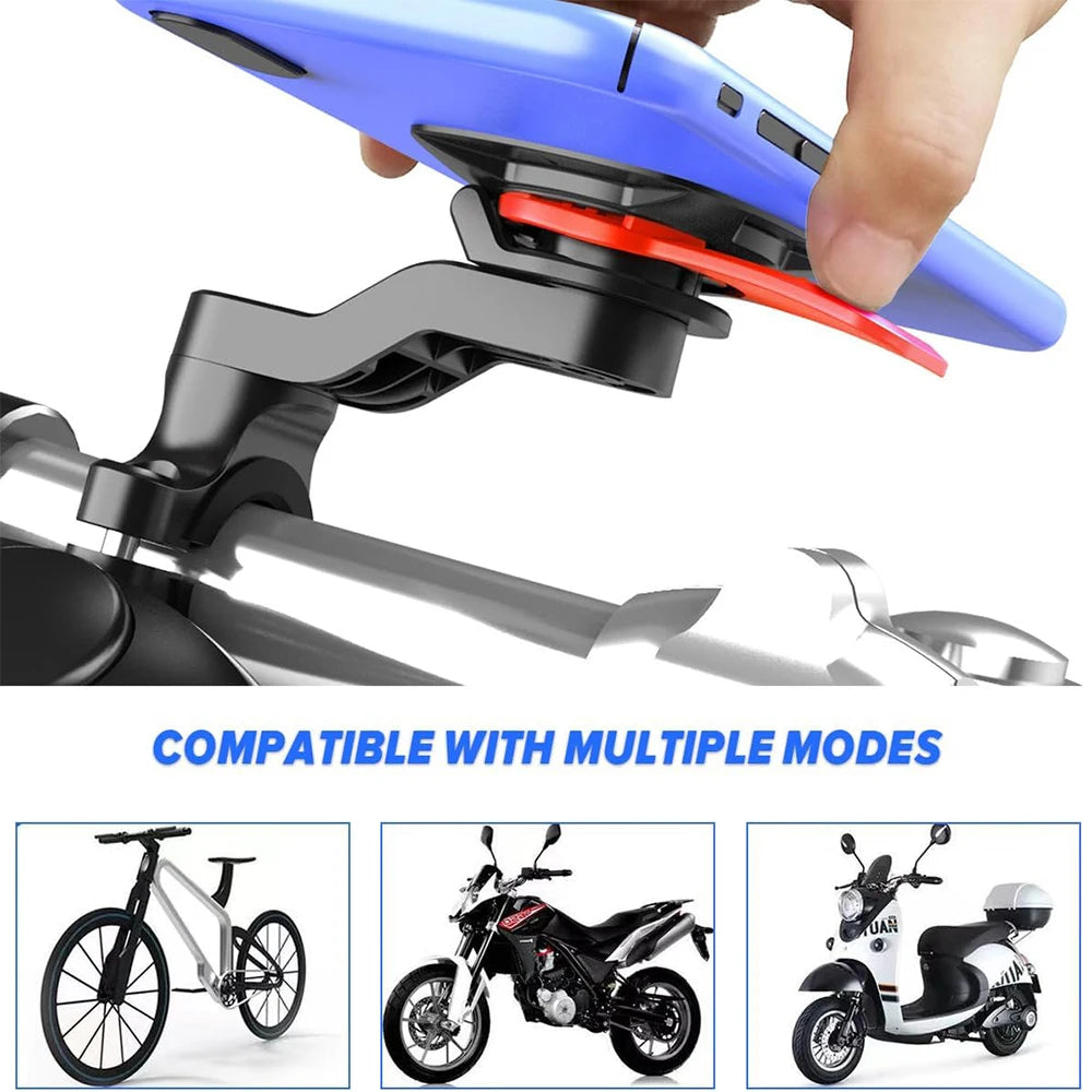 Support Téléphone Moto Anti‑Vibration – Fixation Universelle 4.7"-7.2" Ultra Stable