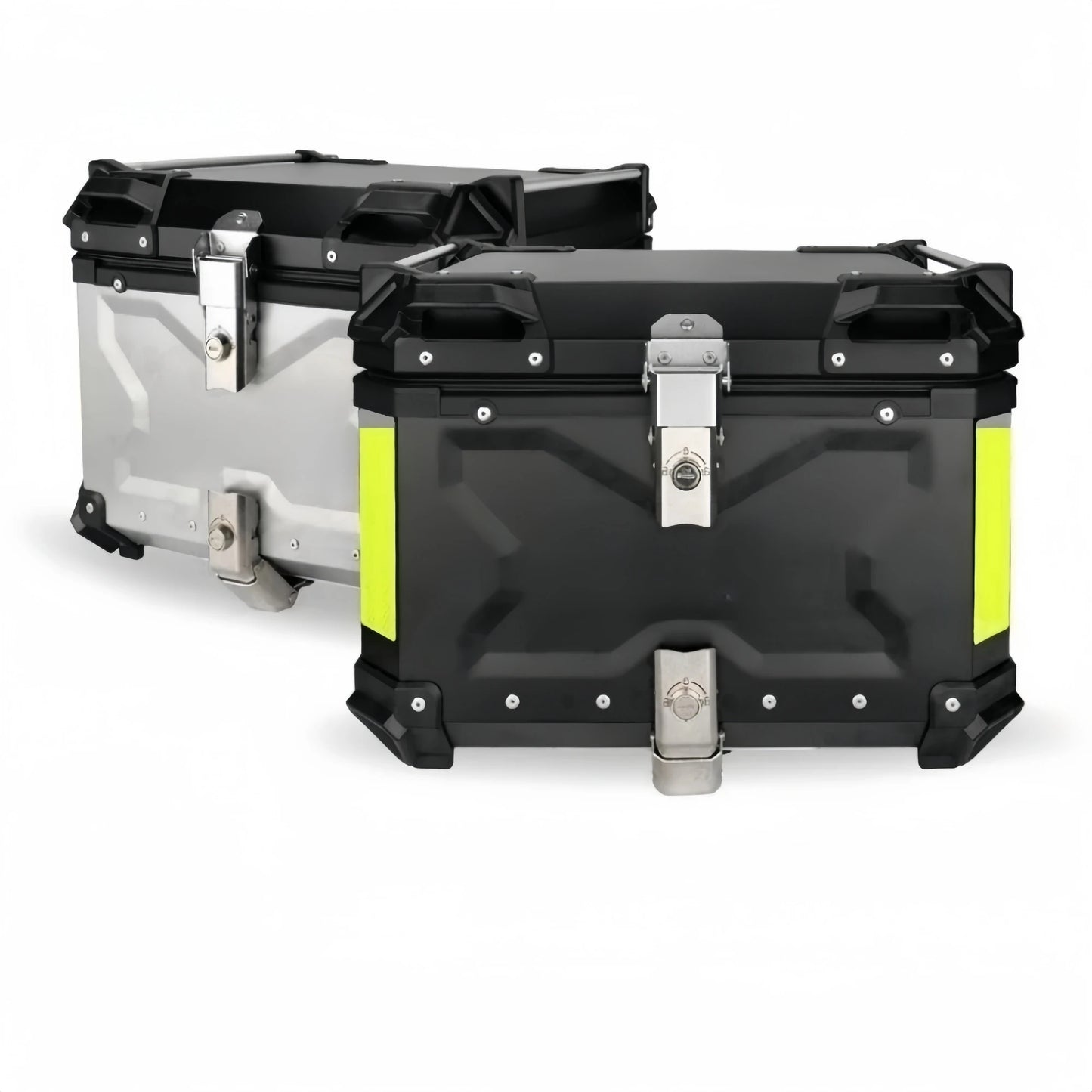 Top case moto étanche 45L / 55L / 65L en alliage d’aluminium – coffre arrière universel compatible avec la plupart des motos et scooters