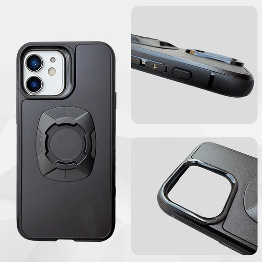 Coque iPhone Twist Lock Compatible Quad Lock – Support Moto Vélo Rotation Sécurisée
