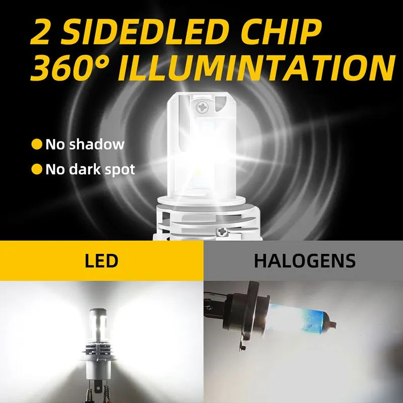 Ampoule LED H4 Moto – Feu Avant Haute Performance