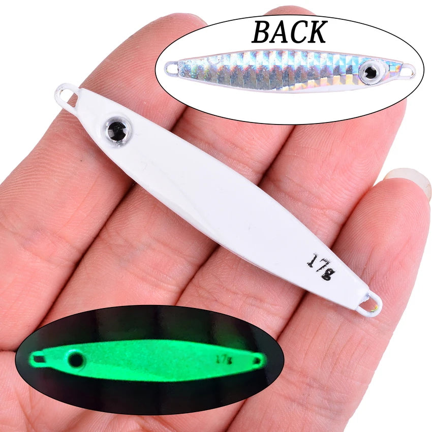 Metal Jig Fishing Lure 7g–40g – Leurres de pêche métal pour mer