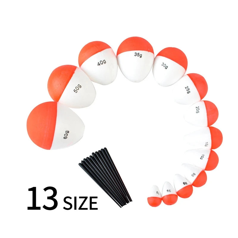 Flotteur Pêche EVA x5 – Bouée Lancer Longue Distance Mer & Carpe Haute Visibilité