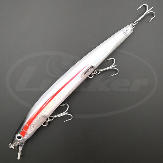 Lunker Floating Minnow 13cm 15.4g – Leurres de pêche flottants eau salée