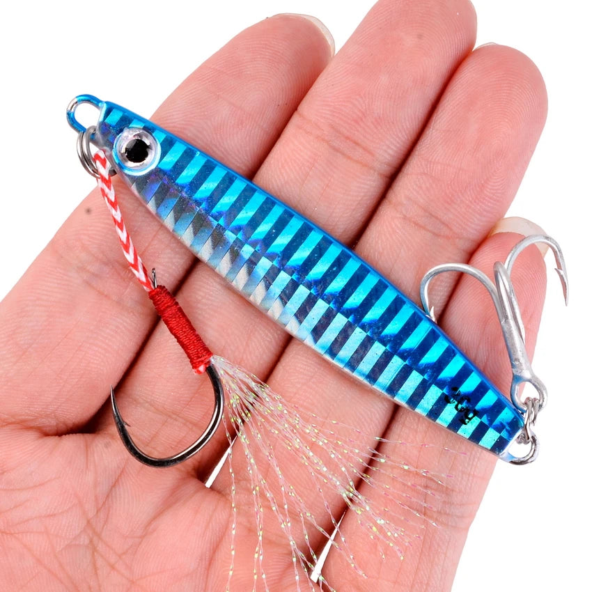 Metal Jig Fishing Lure 7g–40g – Leurres de pêche métal pour mer