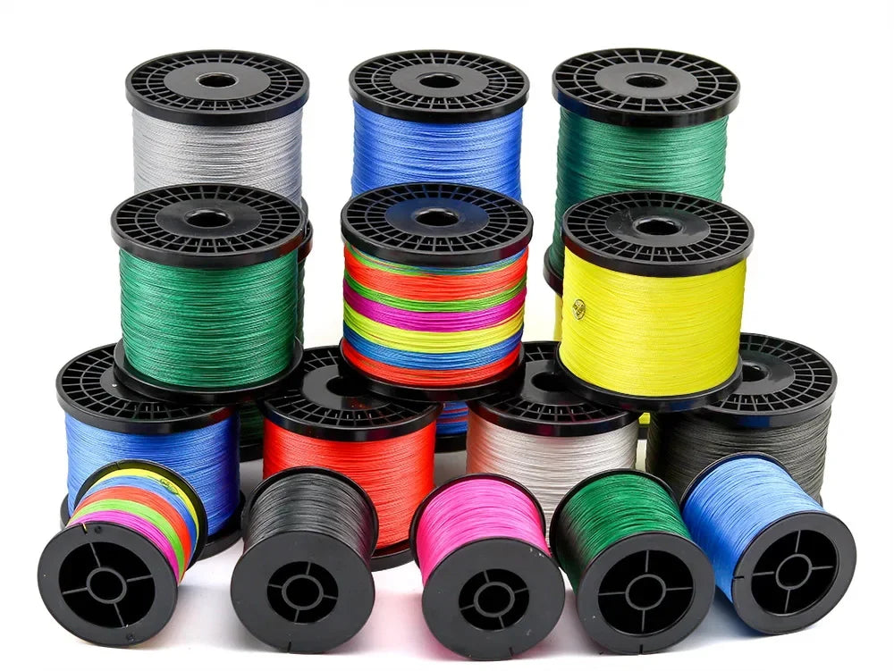 Fil Tressé BAKAWA X4 100M–1000M – Ligne Multifilament Haute Résistance Anti‑Abrasion PE Japonais