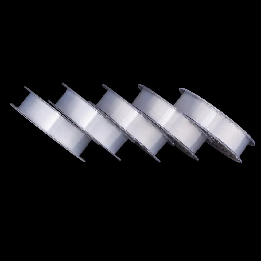 Fil Fluorocarbone Pêche 100M – Ligne Invisible Haute Résistance 1-15kg Mer & Eau Douce