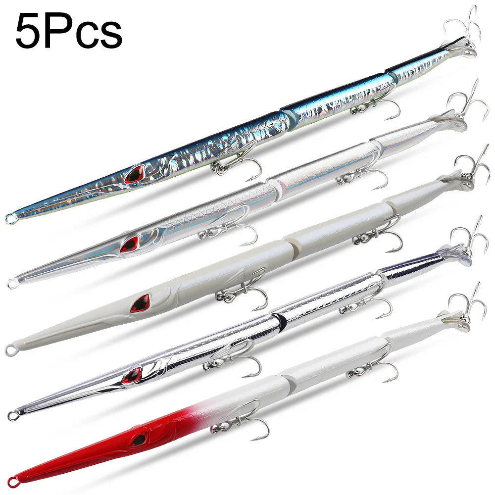 Leurre Poisson Articulé 25,5cm – Swimbait Multi Joint Slow Sinking Haute Efficacité