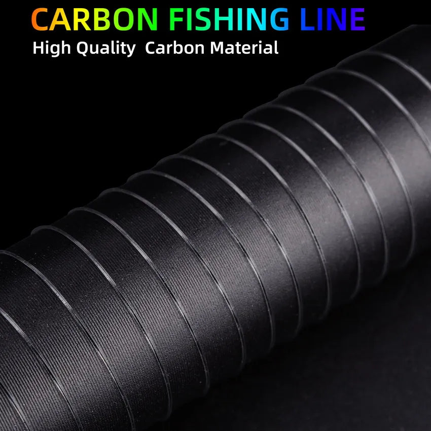 Fil Fluorocarbone Pêche 100M – Ligne Invisible Haute Résistance 1-15kg Mer & Eau Douce