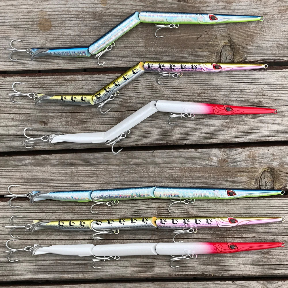 Leurre Poisson Articulé 25,5cm – Swimbait Multi Joint Slow Sinking Haute Efficacité