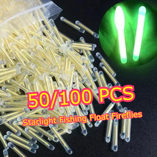 Bâtonnets Lumineux Pêche x100 – Flotteurs Nuit Fluorescents Haute Visibilité