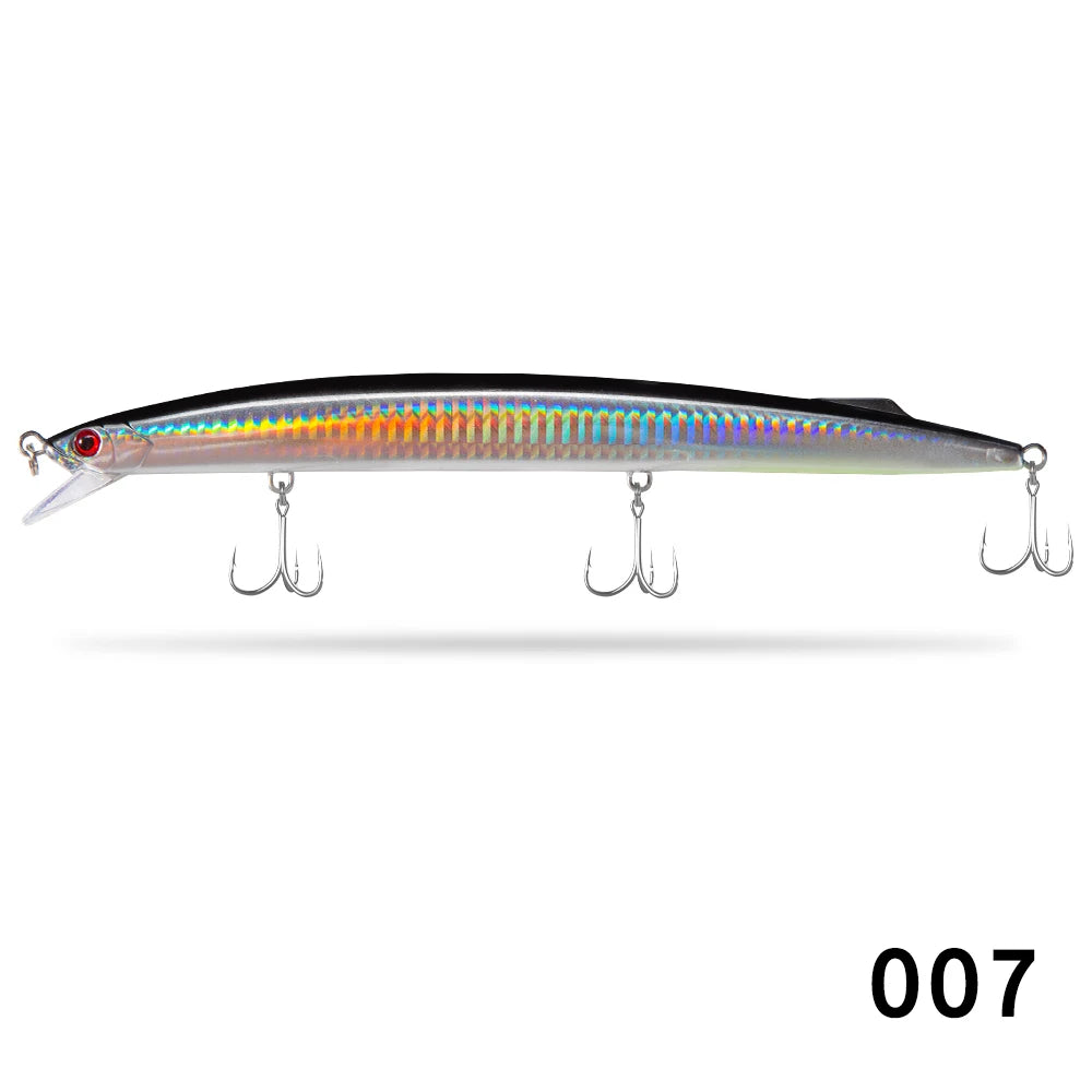 D1 Sea Fishing Minnow 190mm – Leurres coulant haute performance