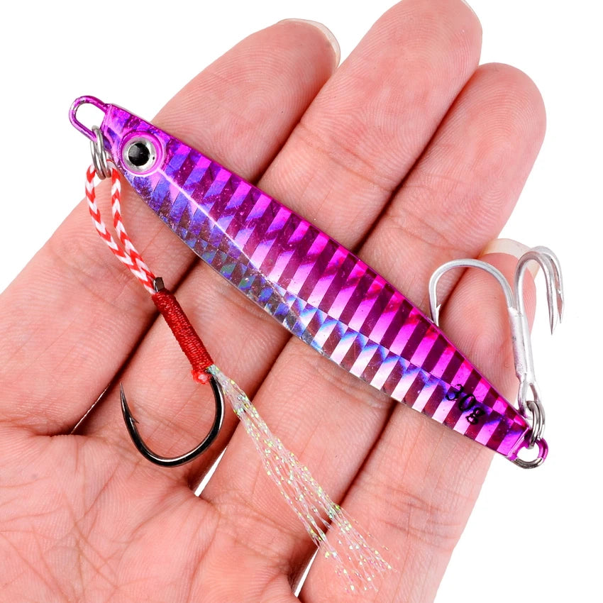 Metal Jig Fishing Lure 7g–40g – Leurres de pêche métal pour mer