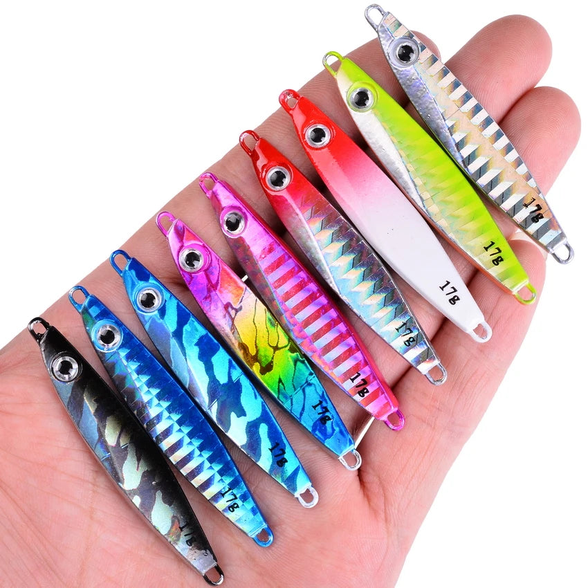 Metal Jig Fishing Lure 7g–40g – Leurres de pêche métal pour mer
