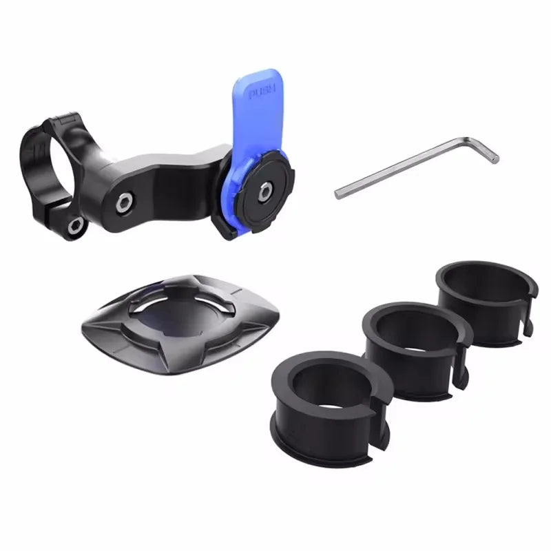 Support Téléphone Moto 360° Anti‑Vibration – Fixation Guidon Ultra Stable Haute Sécurité
