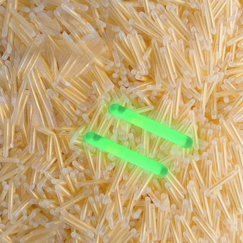 Bâtonnets Lumineux Pêche x100 – Flotteurs Nuit Fluorescents Haute Visibilité