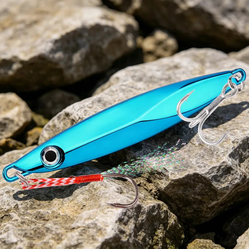 Leurre Jig Métallique Mer – 10 g à 40 g – Casting & Jigging pour Carnassiers