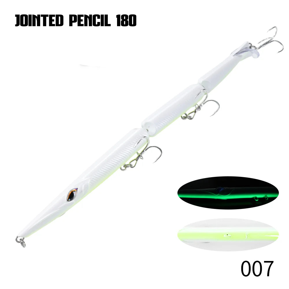 Leurre Swimbait 180mm Coulant – Poisson Articulé 3 Segments Pêche Gros Carnassiers