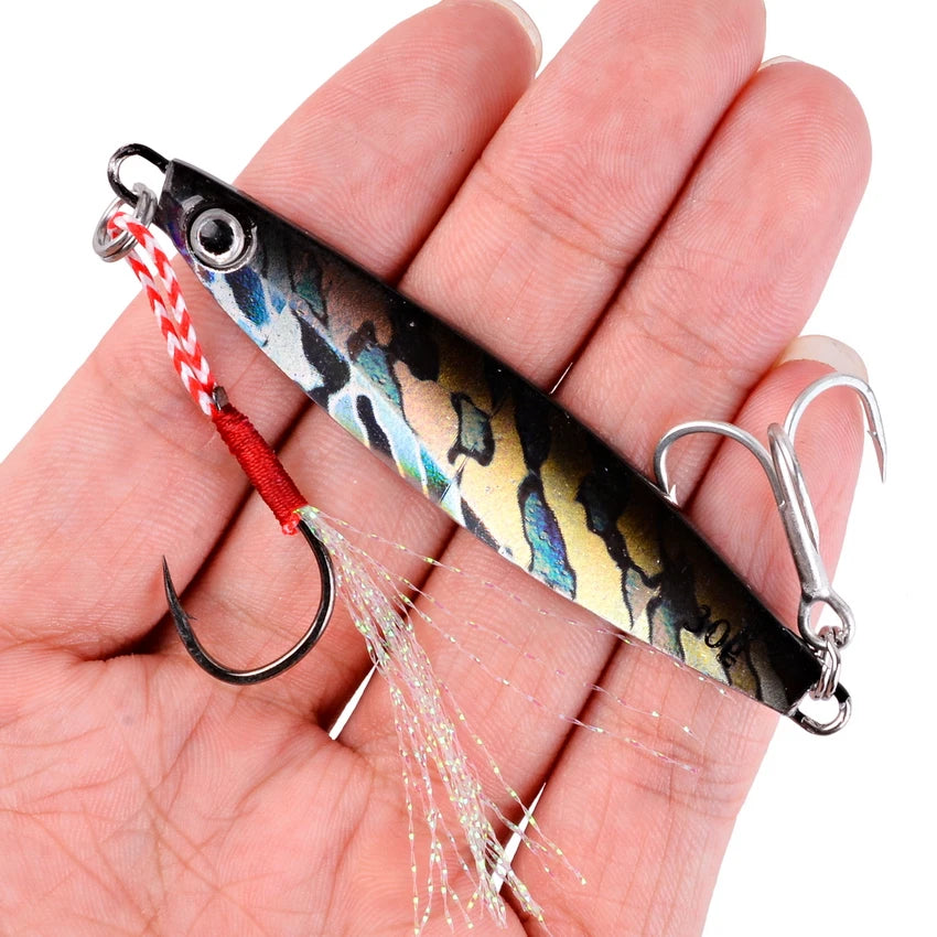 Metal Jig Fishing Lure 7g–40g – Leurres de pêche métal pour mer