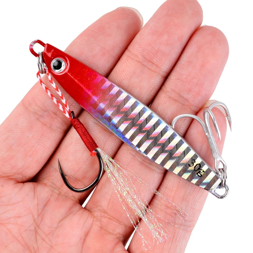 Metal Jig Fishing Lure 7g–40g – Leurres de pêche métal pour mer