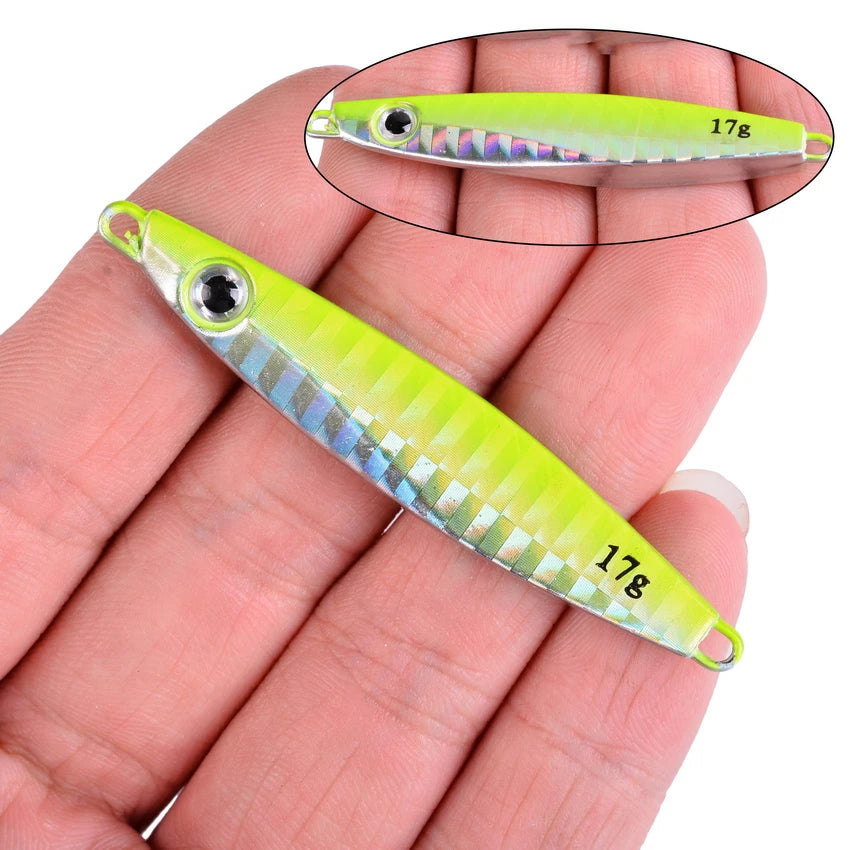 Metal Jig Fishing Lure 7g–40g – Leurres de pêche métal pour mer