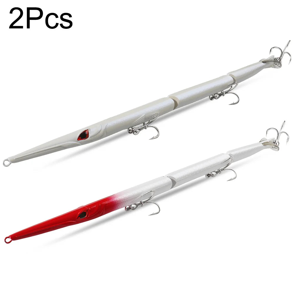 Leurre Poisson Articulé 25,5cm – Swimbait Multi Joint Slow Sinking Haute Efficacité