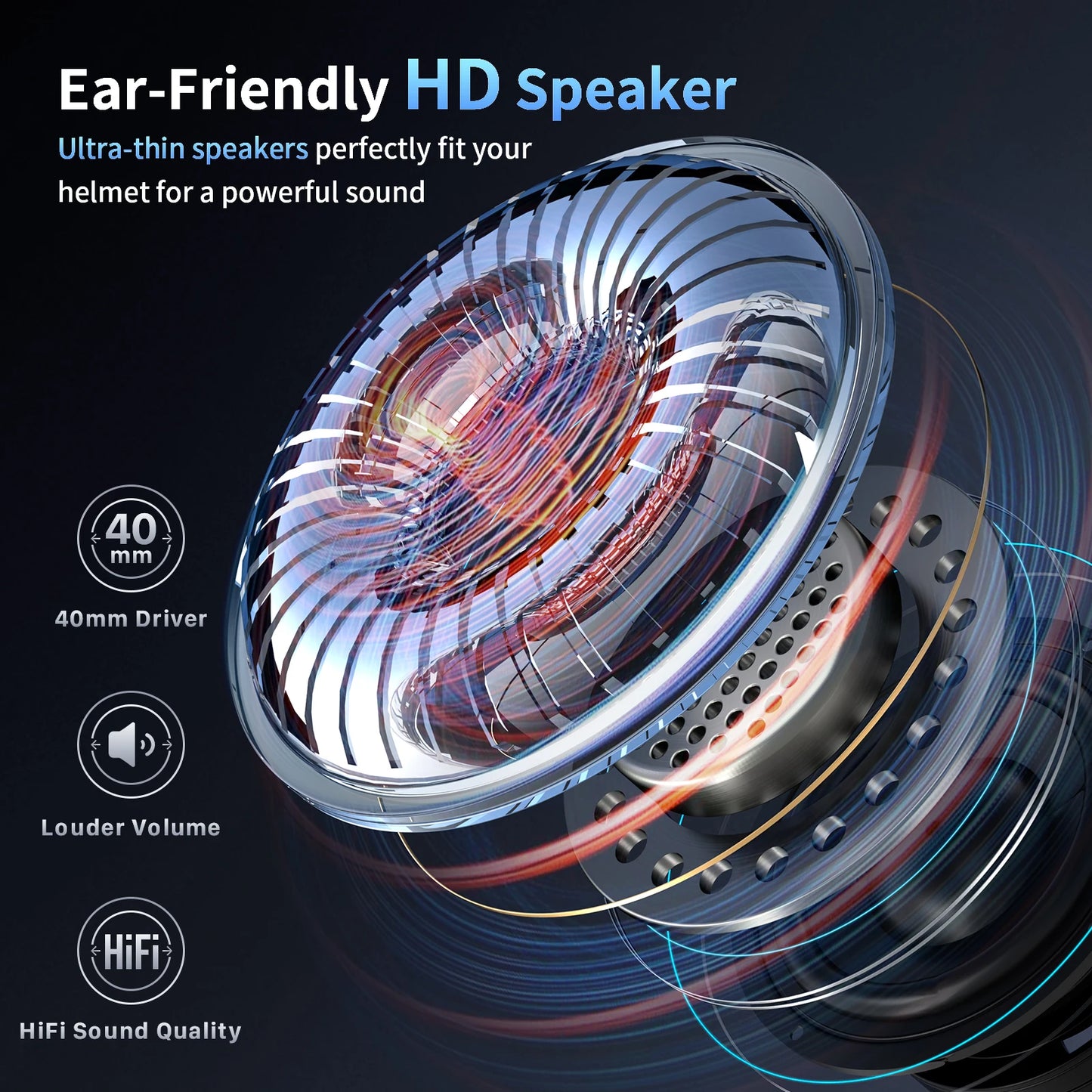 🏍️ Fodsports FX-S – Intercom Bluetooth pour casque moto