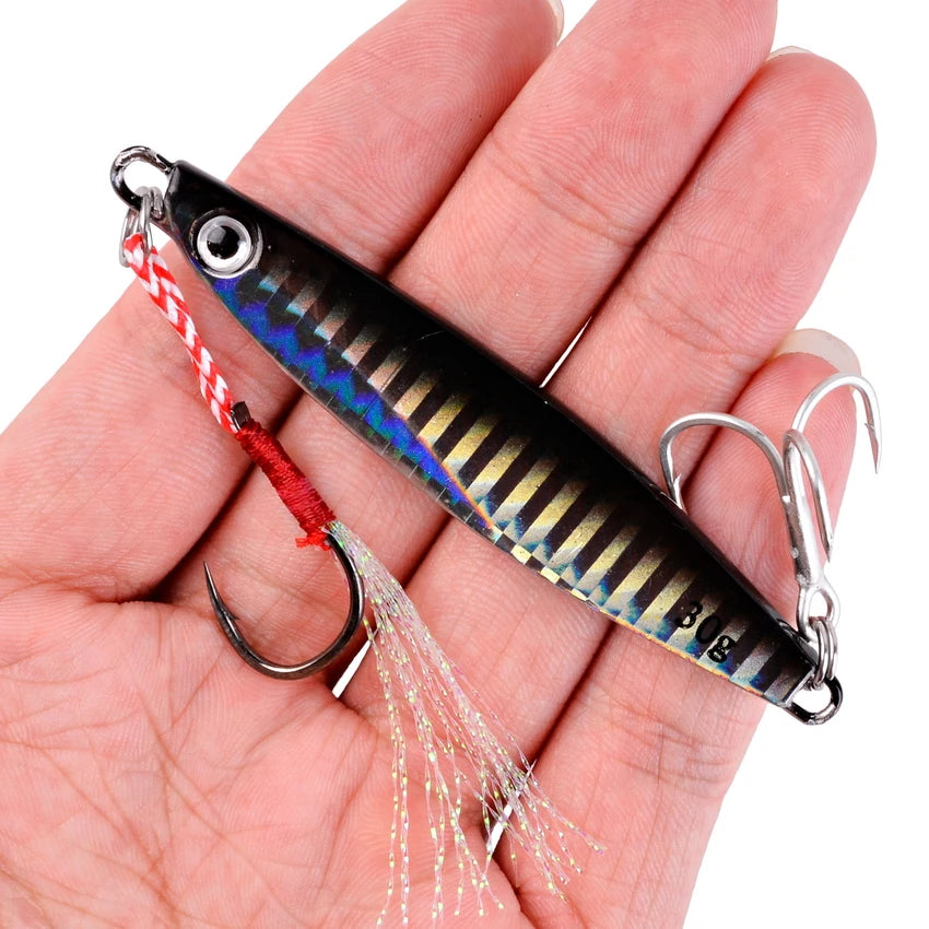 Metal Jig Fishing Lure 7g–40g – Leurres de pêche métal pour mer