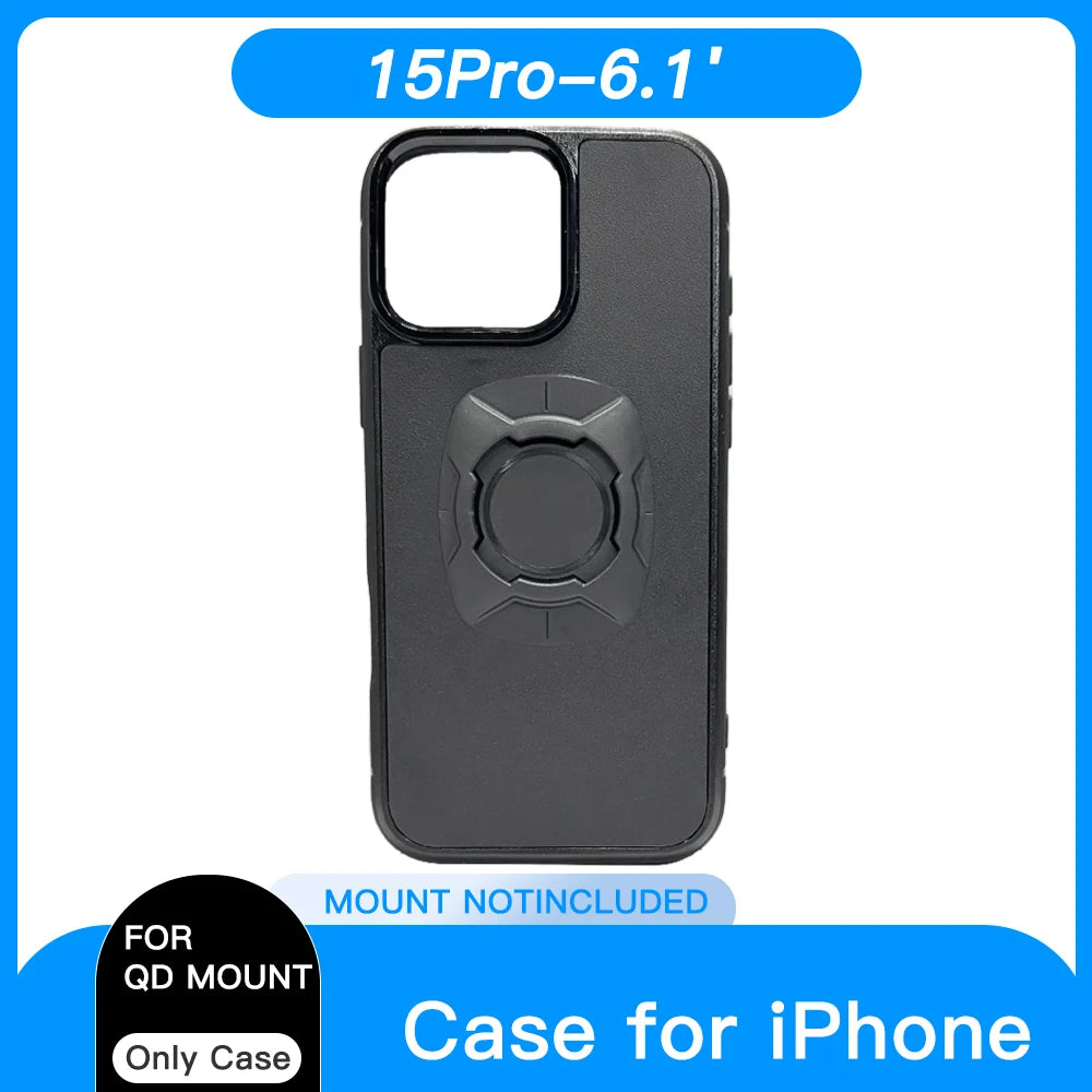Coque iPhone Twist Lock Compatible Quad Lock – Support Moto Vélo Rotation Sécurisée
