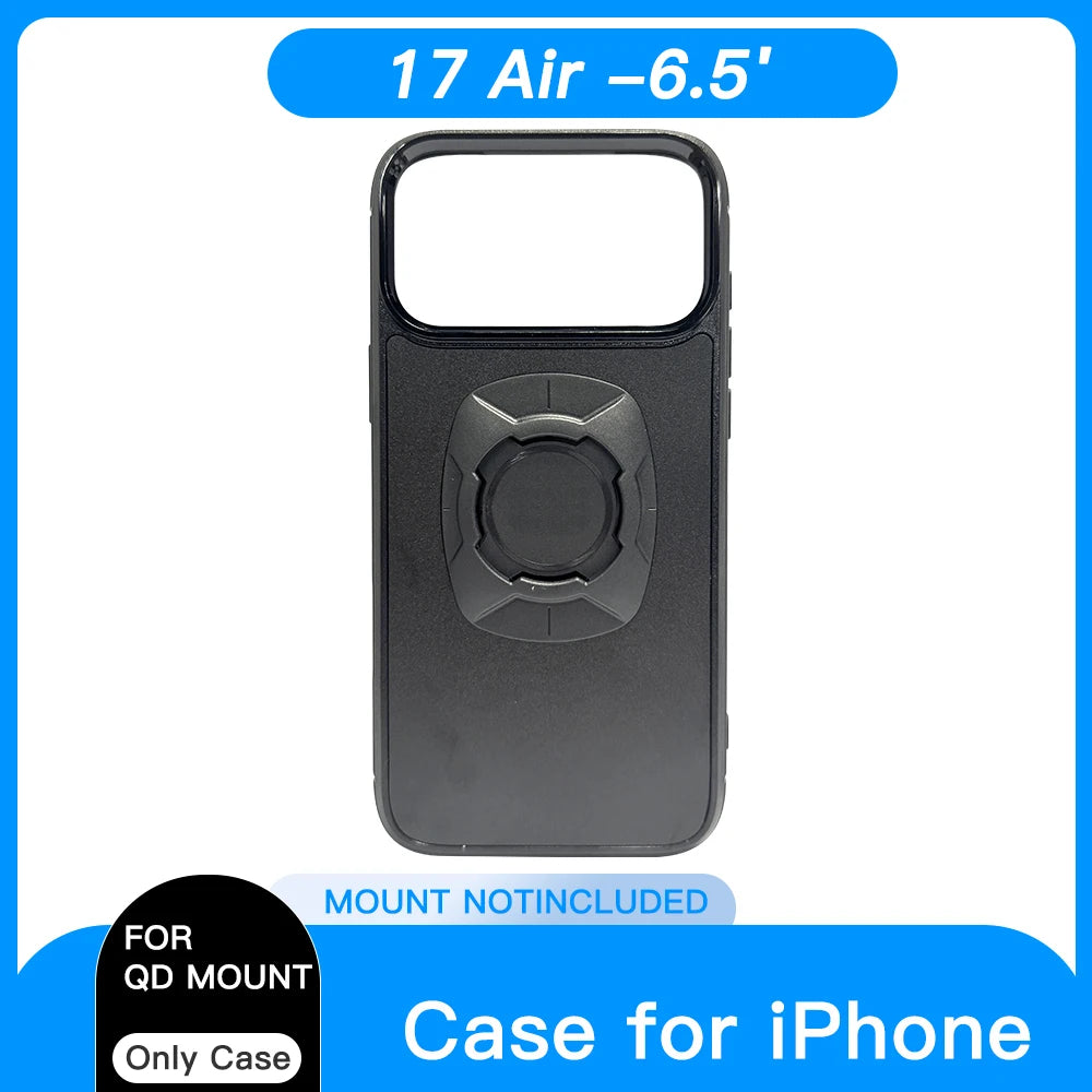 Coque iPhone Twist Lock Compatible Quad Lock – Support Moto Vélo Rotation Sécurisée