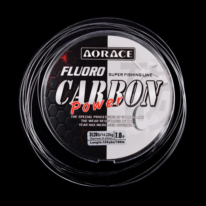 Fil Fluorocarbone Pêche 100M – Ligne Invisible Haute Résistance 1-15kg Mer & Eau Douce