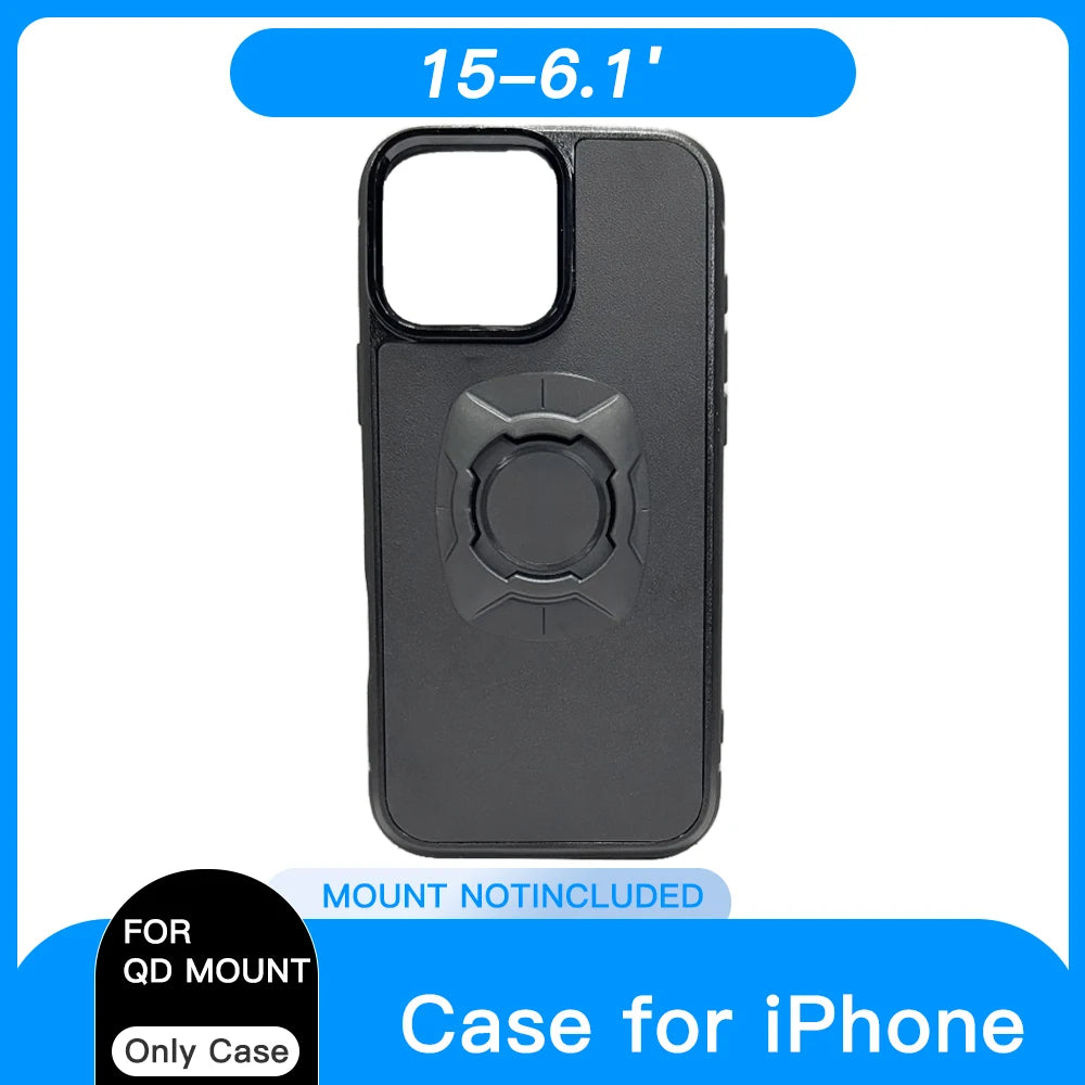 Coque iPhone Twist Lock Compatible Quad Lock – Support Moto Vélo Rotation Sécurisée