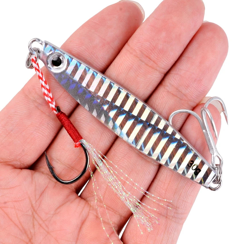 Metal Jig Fishing Lure 7g–40g – Leurres de pêche métal pour mer