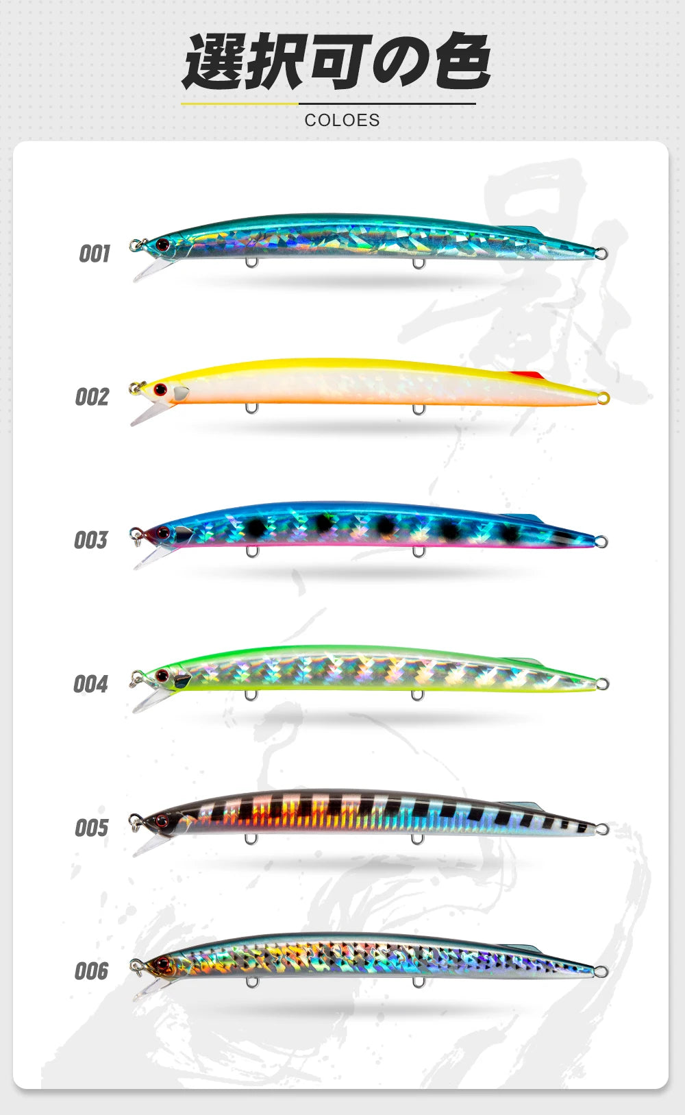 D1 Sea Fishing Minnow 190mm – Leurres coulant haute performance