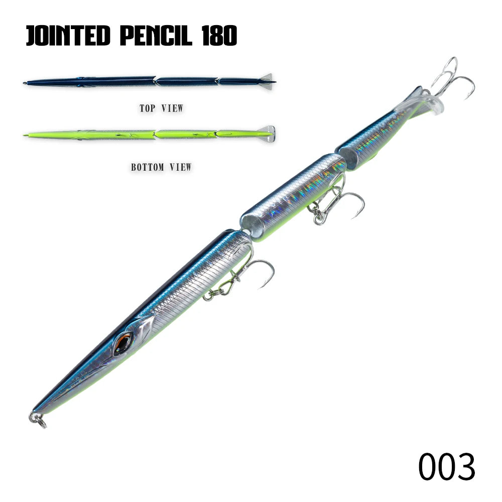 Leurre Swimbait 180mm Coulant – Poisson Articulé 3 Segments Pêche Gros Carnassiers