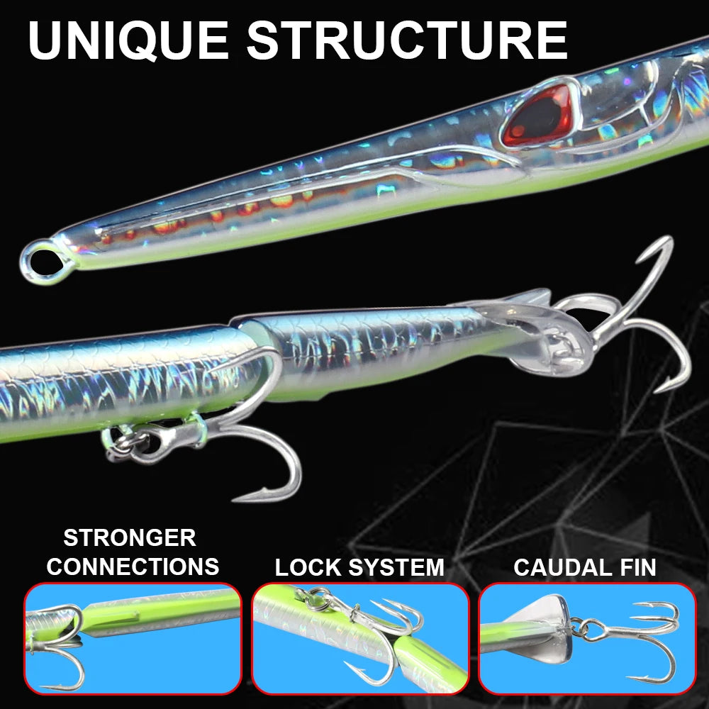 Leurre Poisson Articulé 25,5cm – Swimbait Multi Joint Slow Sinking Haute Efficacité