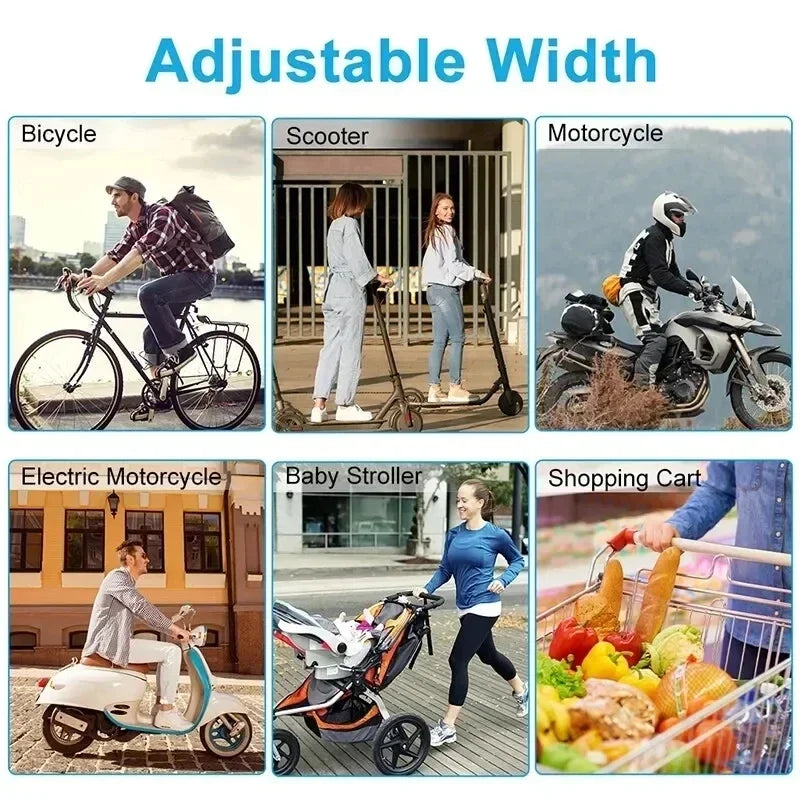Support téléphone rotatif à 360° VIKEFON pour vélo électrique, compatible iPhone, idéal pour vélo, VTT et moto. Support de fixation sécurisé avec système antidérapant
