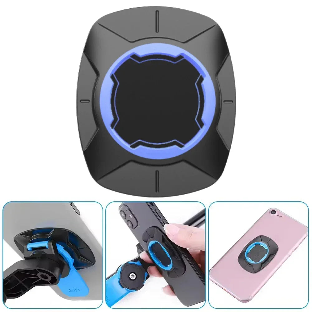 Patch Adhésif Support Téléphone Universel – Fixation Moto Vélo Rotative Antidérapante