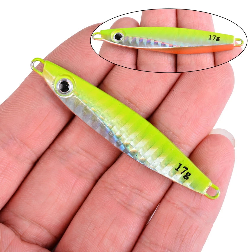 Metal Jig Fishing Lure 7g–40g – Leurres de pêche métal pour mer